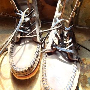 Sebago boots gray brown and black